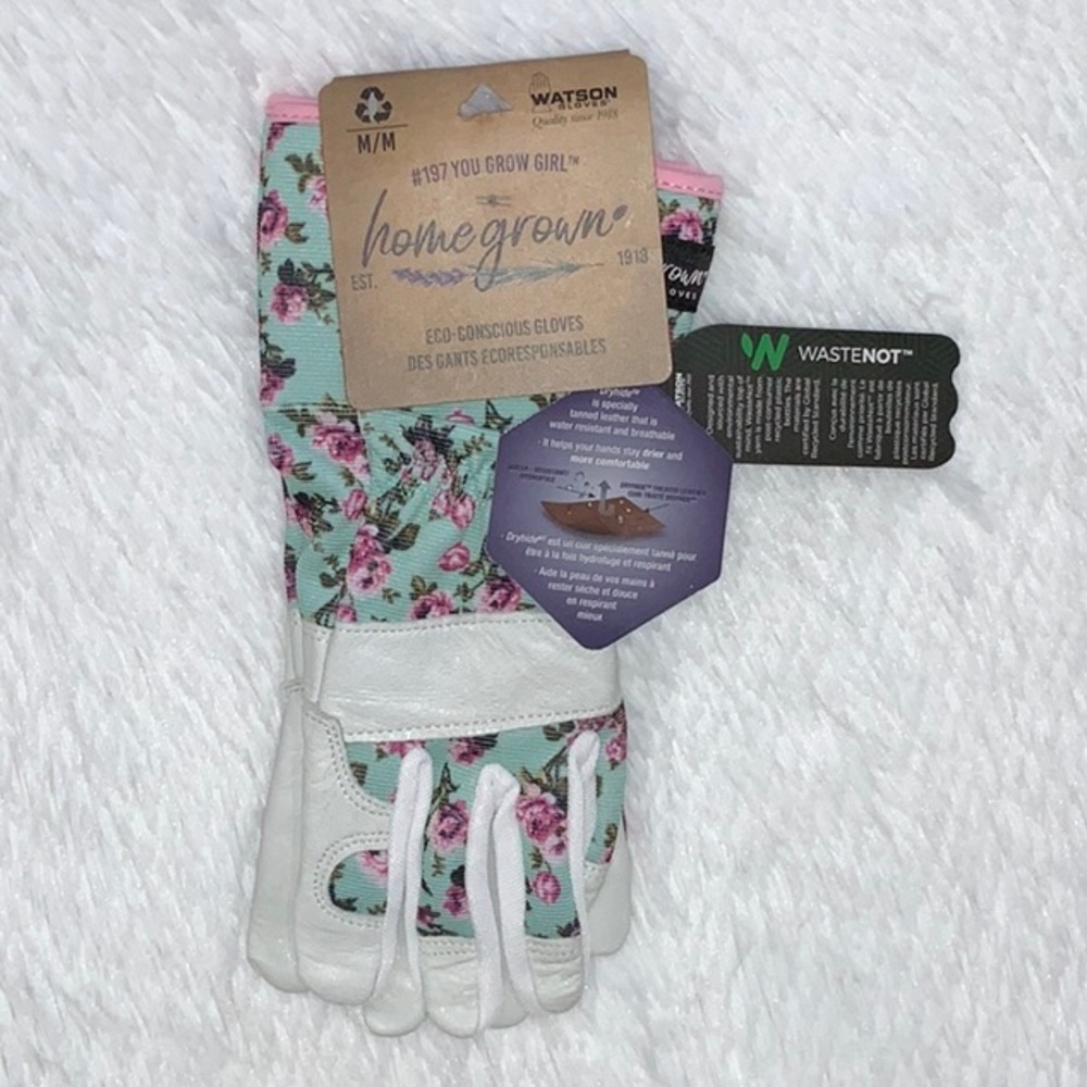 NWT Watson Eco-Conscious Floral Garden Gloves